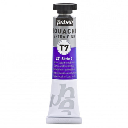 Pebeo Extra-Fijne Gouache T7 20 ml - Donker Kobaltviolet Imitatie