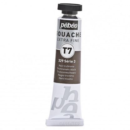 Pebeo Extra-Fijne Gouache T7 20 ml - Trichroom Zwart