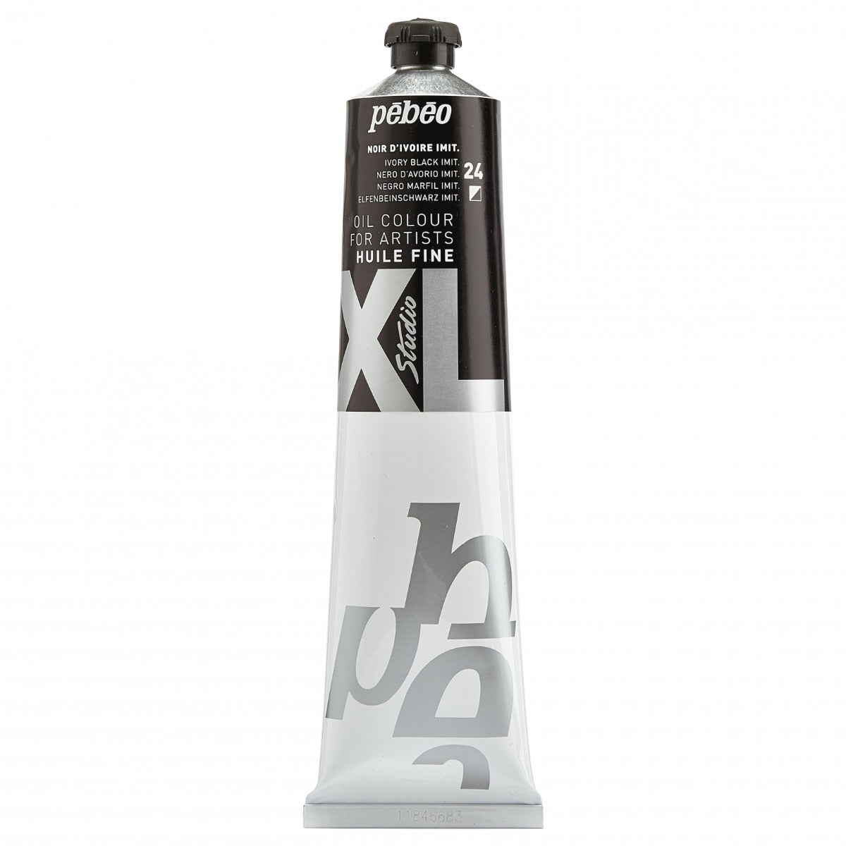Pebeo Studio XL Olieverf 200 ml - 24 - Ivoorzwart imit