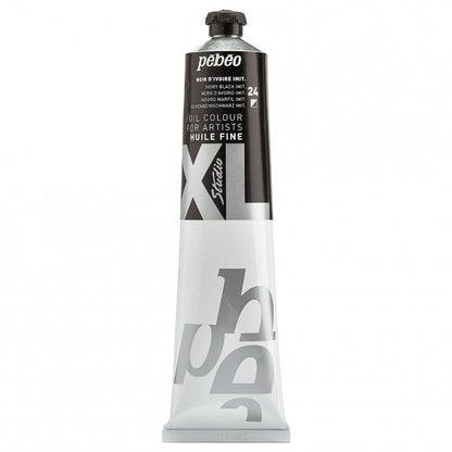 Pebeo Studio XL Olieverf 200 ml - 24 - Ivoorzwart imit