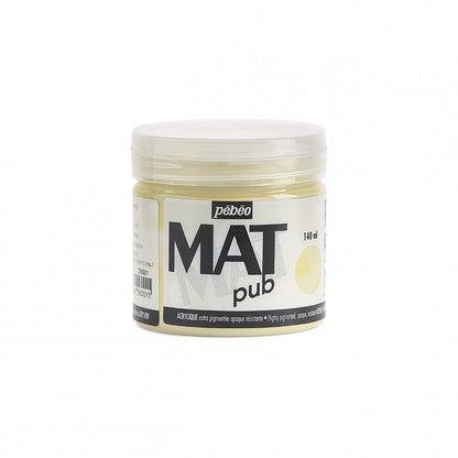 Pebeo Mat Pub Acrylverf 140 ml - Ivoor Beige