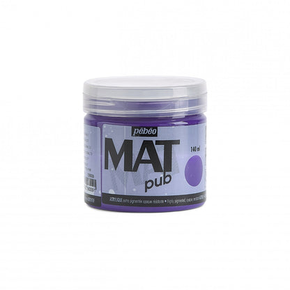 Pebeo Mat Pub Acrylverf 140 ml - Kobaltviolet