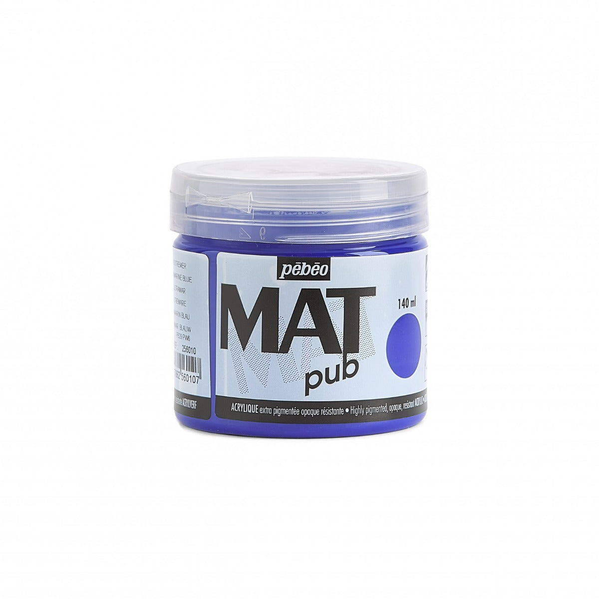 Pebeo Mat Pub Acrylverf 140 ml - Ultramarijnblauw