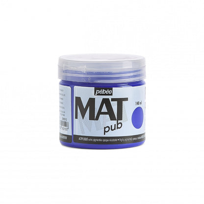Pebeo Mat Pub Acrylverf 140 ml - Ultramarijnblauw