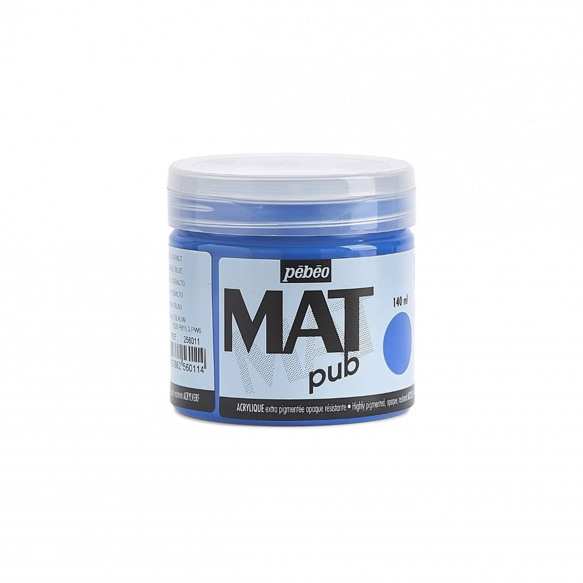 Pebeo Mat Pub Acrylverf 140 ml - Kobaltblauw