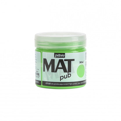 Pebeo Mat Pub Acrylverf 140 ml - Helder Groen
