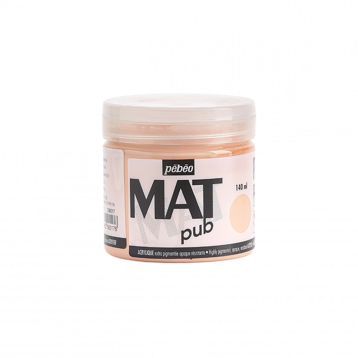 Pebeo Mat Pub Acrylverf 140 ml - Helder Roze