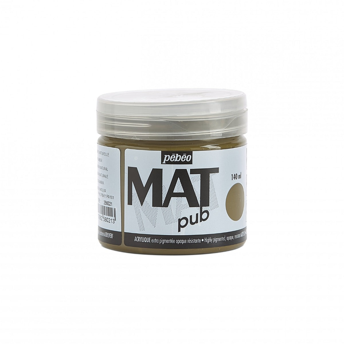 Pebeo Mat Pub Acrylverf 140 ml - Naturel Omber