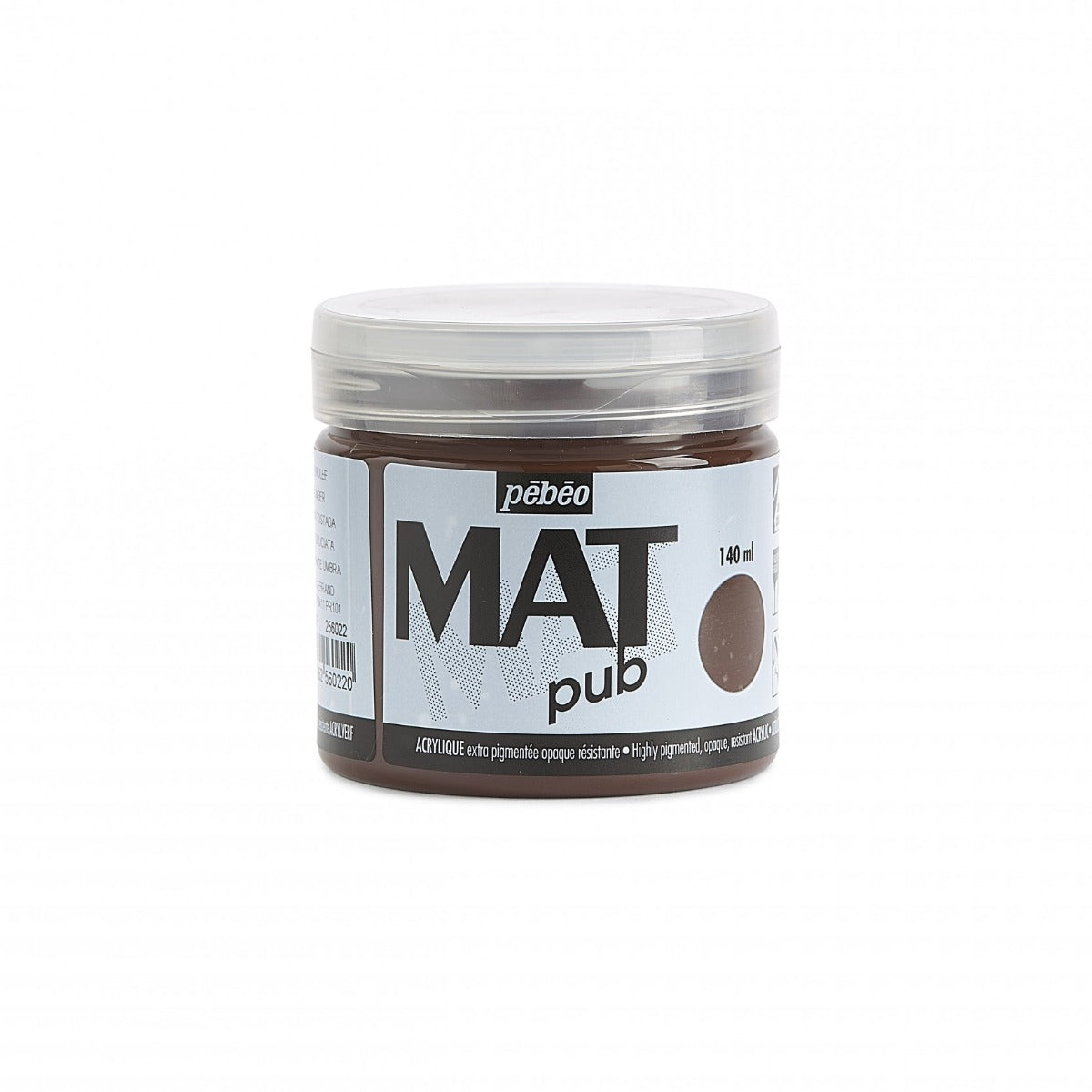 Pebeo Mat Pub Acrylverf 140 ml - Omber Gebrand