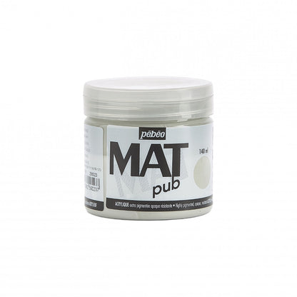 Pebeo Mat Pub Acrylverf 140 ml - Warm Grijs