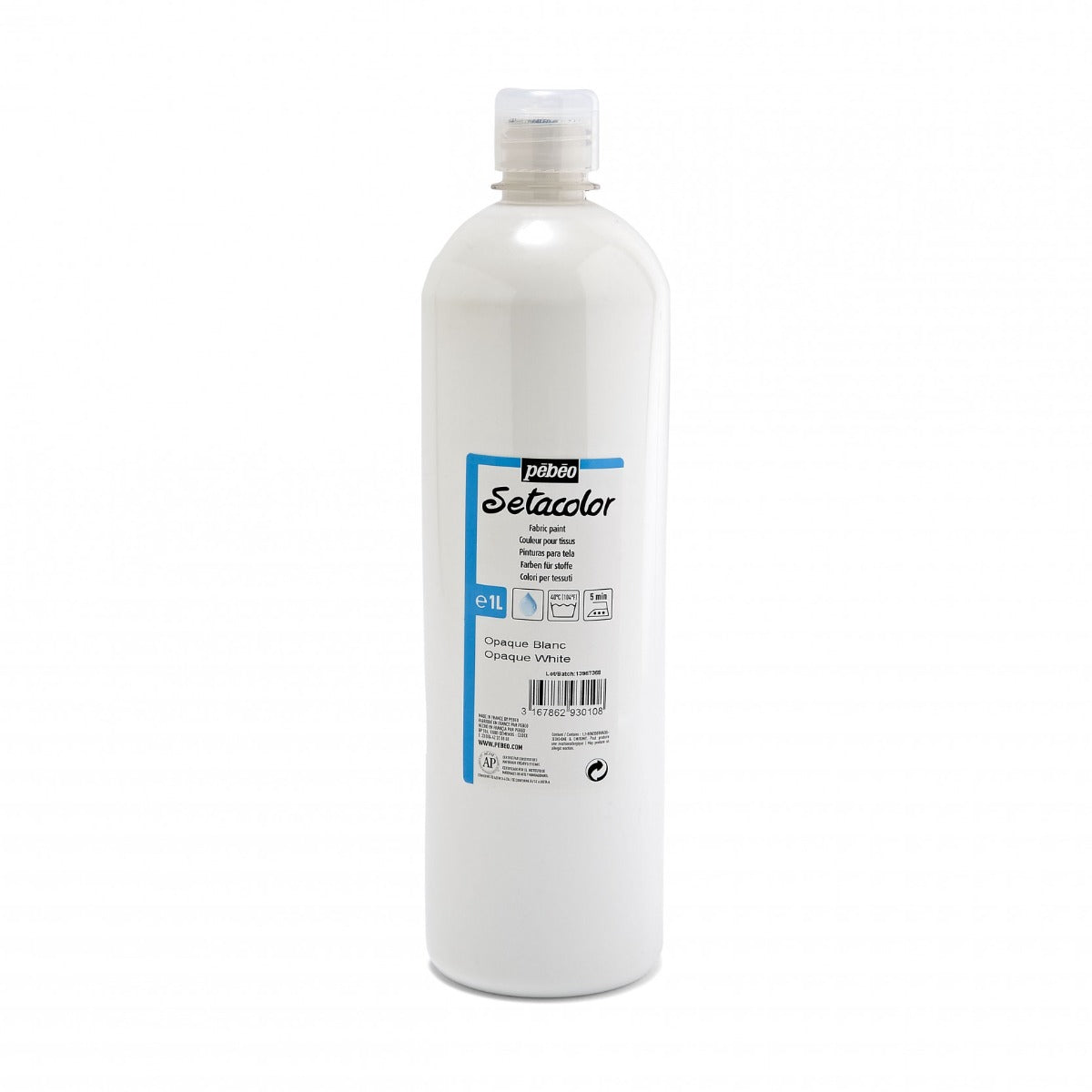 Pebeo Setacolor Opaque Textielverf 1000 ml - 10 - Wit
