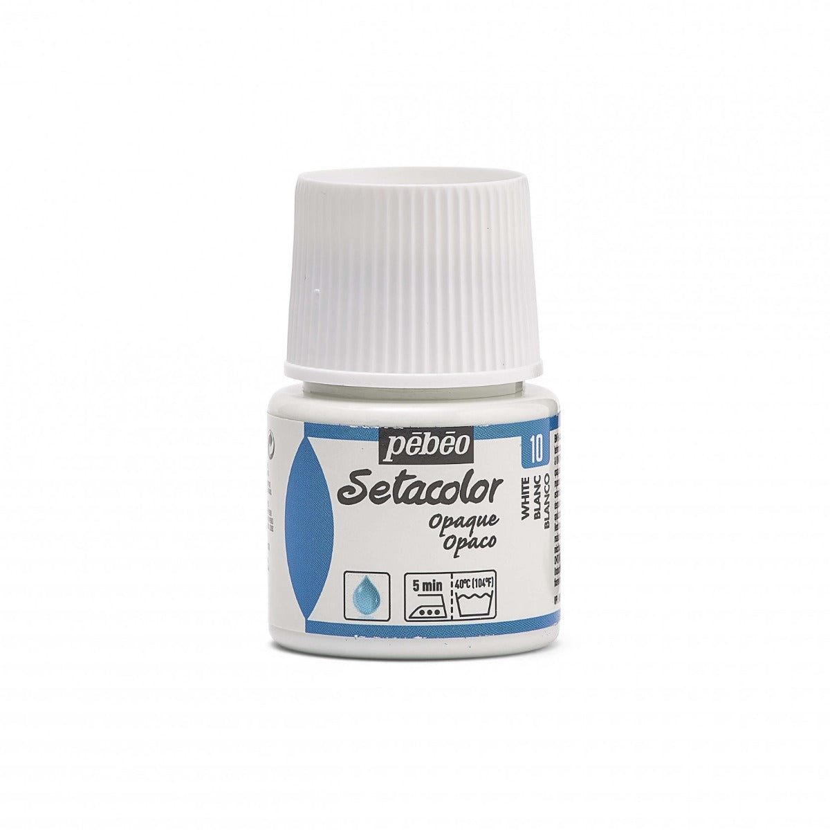 Pebeo Setacolor Opaque Textielverf 45 ml - 10 - Wit
