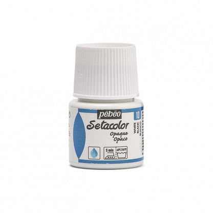 Pebeo Setacolor Opaque Textielverf 45 ml - 10 - Wit