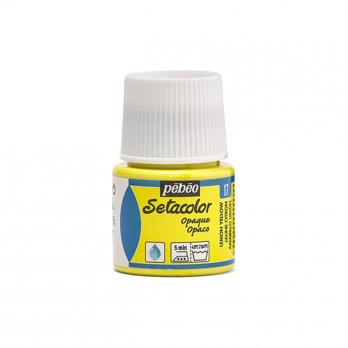 Pebeo Setacolor Opaque Textielverf 45 ml - 17 - Citroengeel