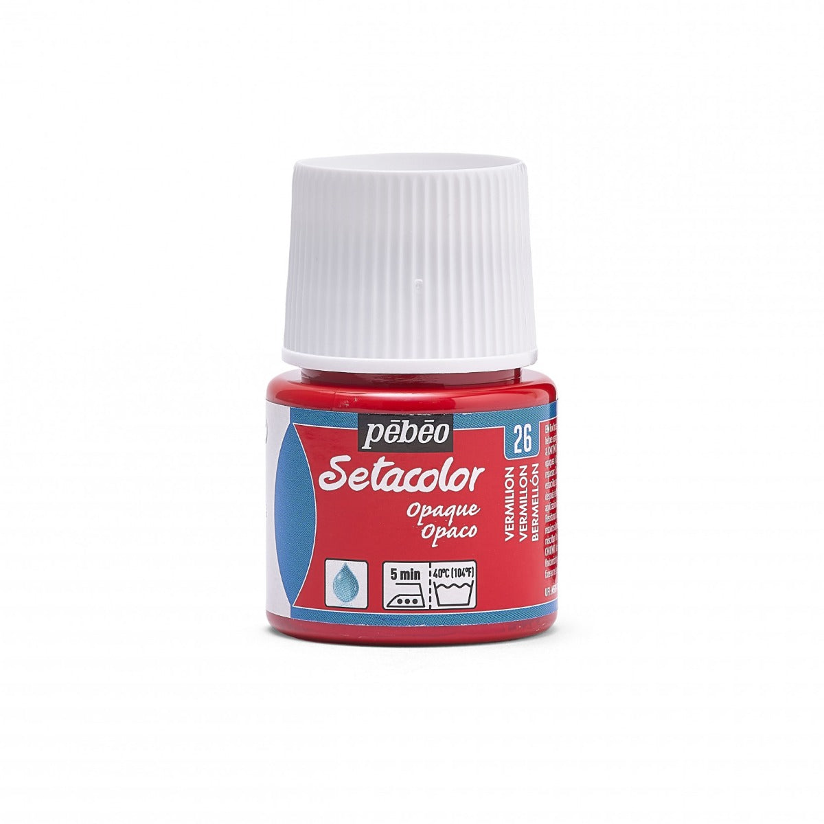Pebeo Setacolor Opaque Textielverf 45 ml - 26 - Vermiljoen