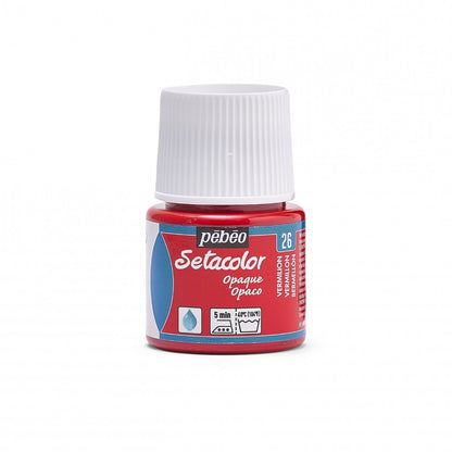 Pebeo Setacolor Opaque Textielverf 45 ml - 26 - Vermiljoen