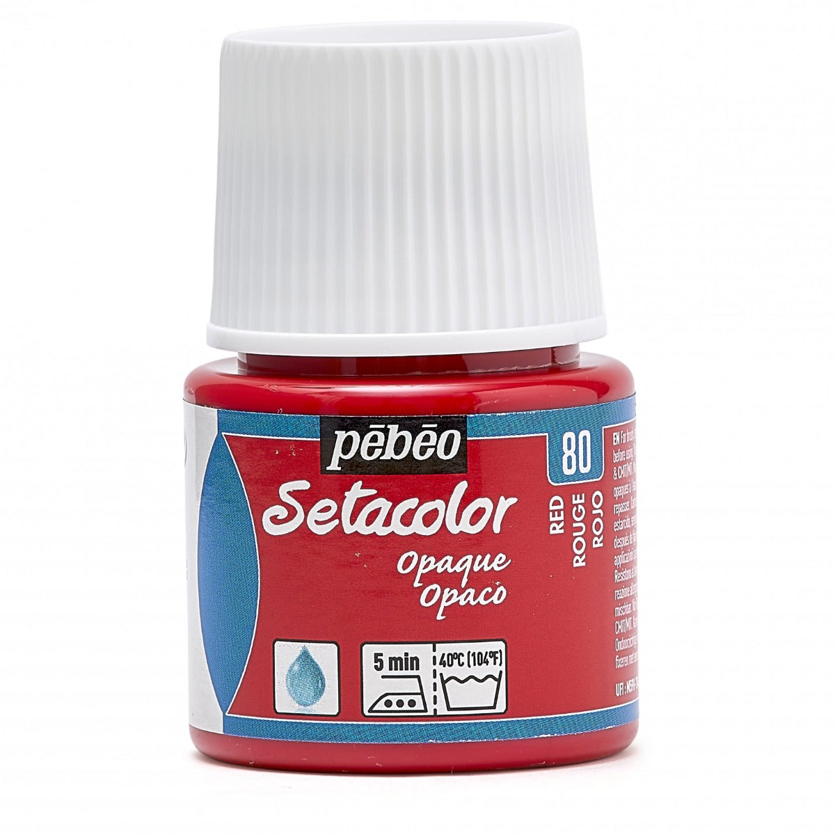 Pebeo Setacolor Opaque Textielverf 45 ml - 80 - Rood