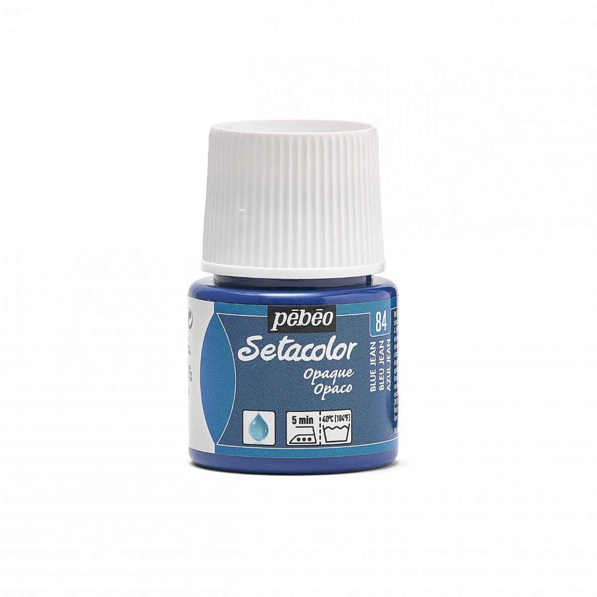 Pebeo Setacolor Opaque Textielverf 45 ml - 84 - Jeansblauw