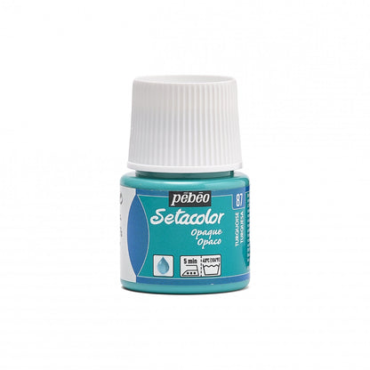 Pebeo Setacolor Opaque Textielverf 45 ml - 87 - Turkoois