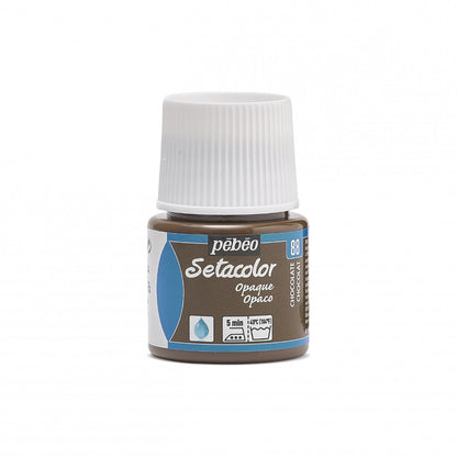 Pebeo Setacolor Opaque Textielverf 45 ml - 88 - Chocolade