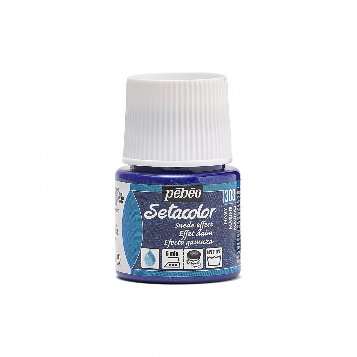 Pebeo Setacolor Opaque Suede Textielverf 45 ml - Marine