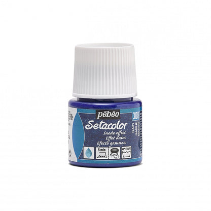 Pebeo Setacolor Opaque Suede Textielverf 45 ml - Marine