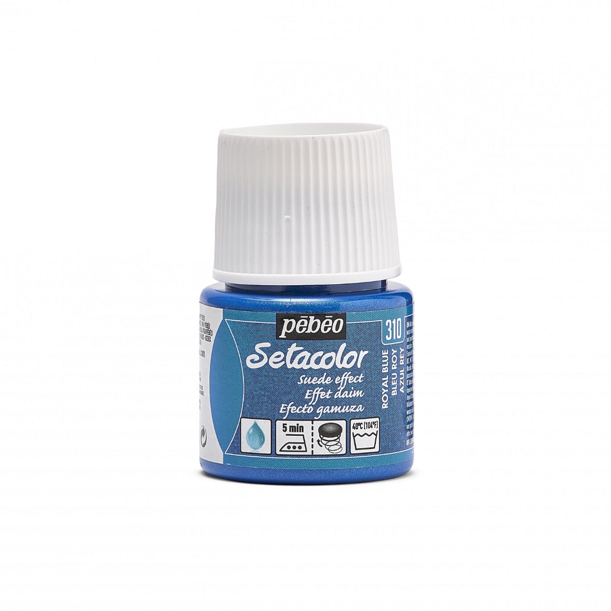 Pebeo Setacolor Opaque Suede Textielverf 45 ml - Koningsblauw