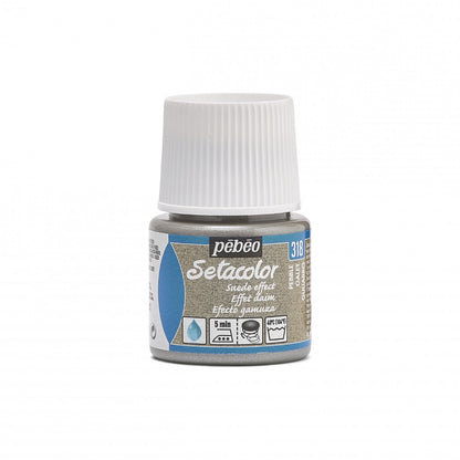 Pebeo Setacolor Opaque Suede Textielverf 45 ml - Strandkeigrijs