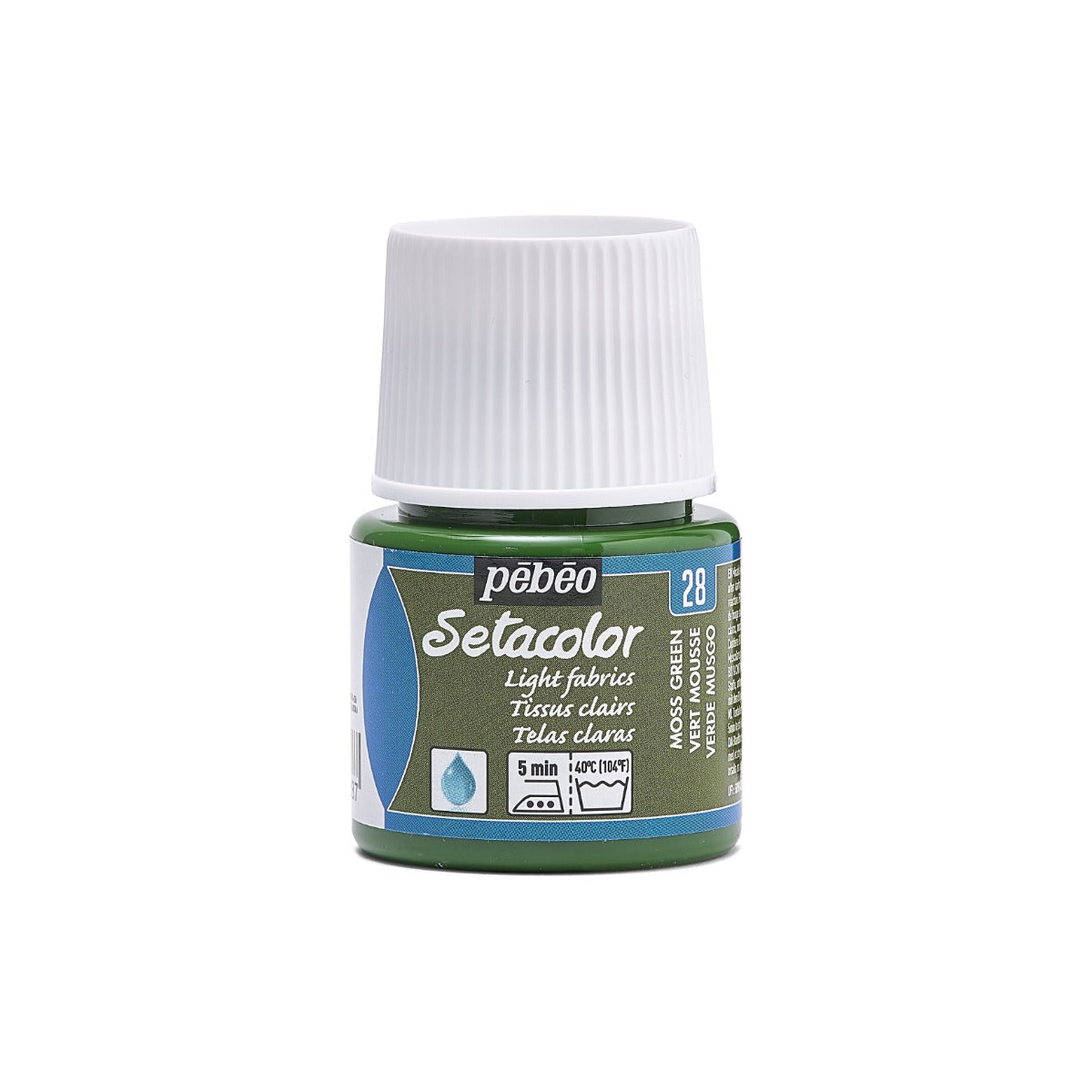 Pebeo Setacolor Light Fabric Textielverf 45 ml - 28 - Mosgroen