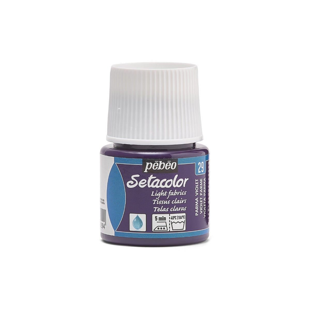 Pebeo Setacolor Light Fabric Textielverf 45 ml - 29 - Paarsviolet