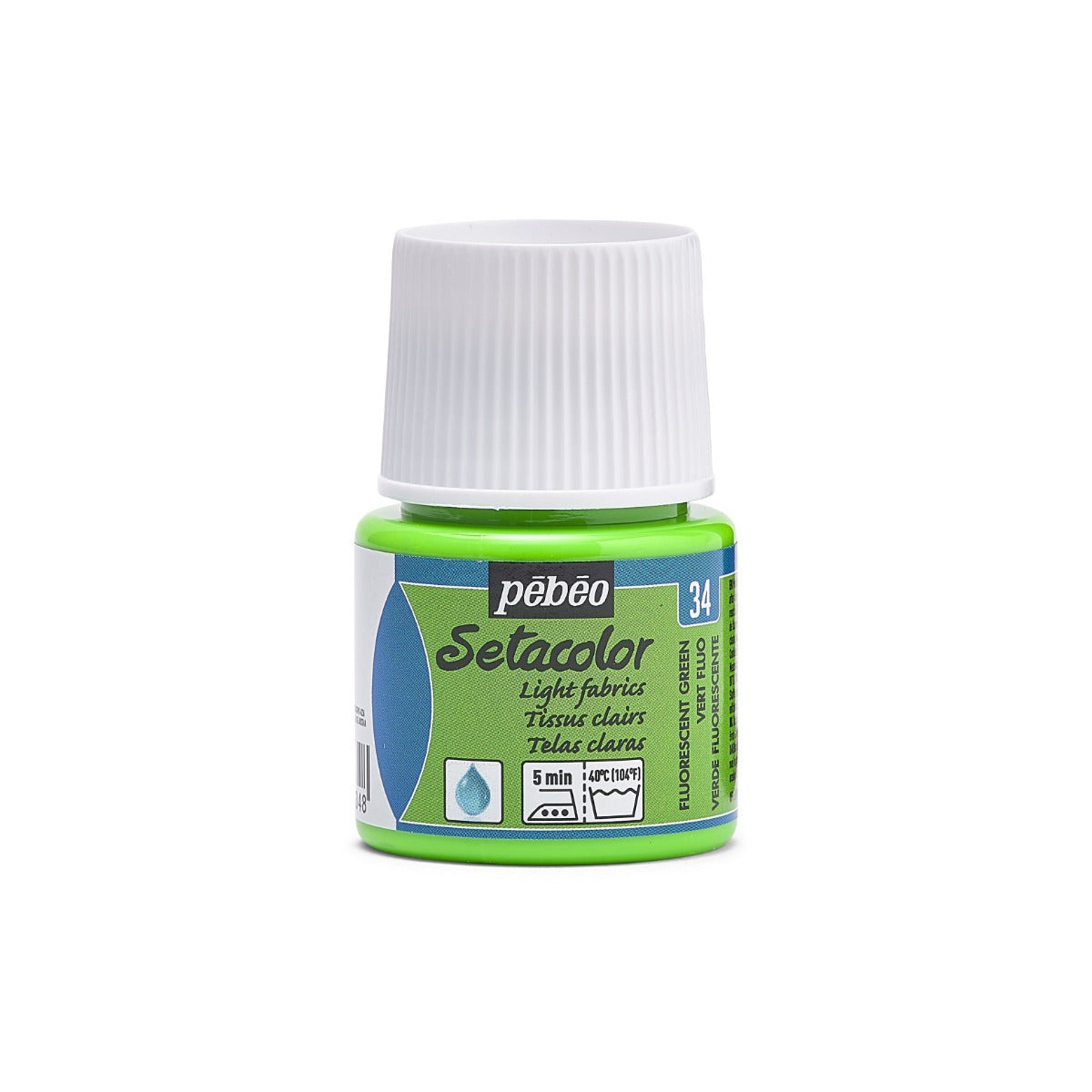 Pebeo Setacolor Light Fabric Textielverf 45 ml - 34 - Fluo Groen