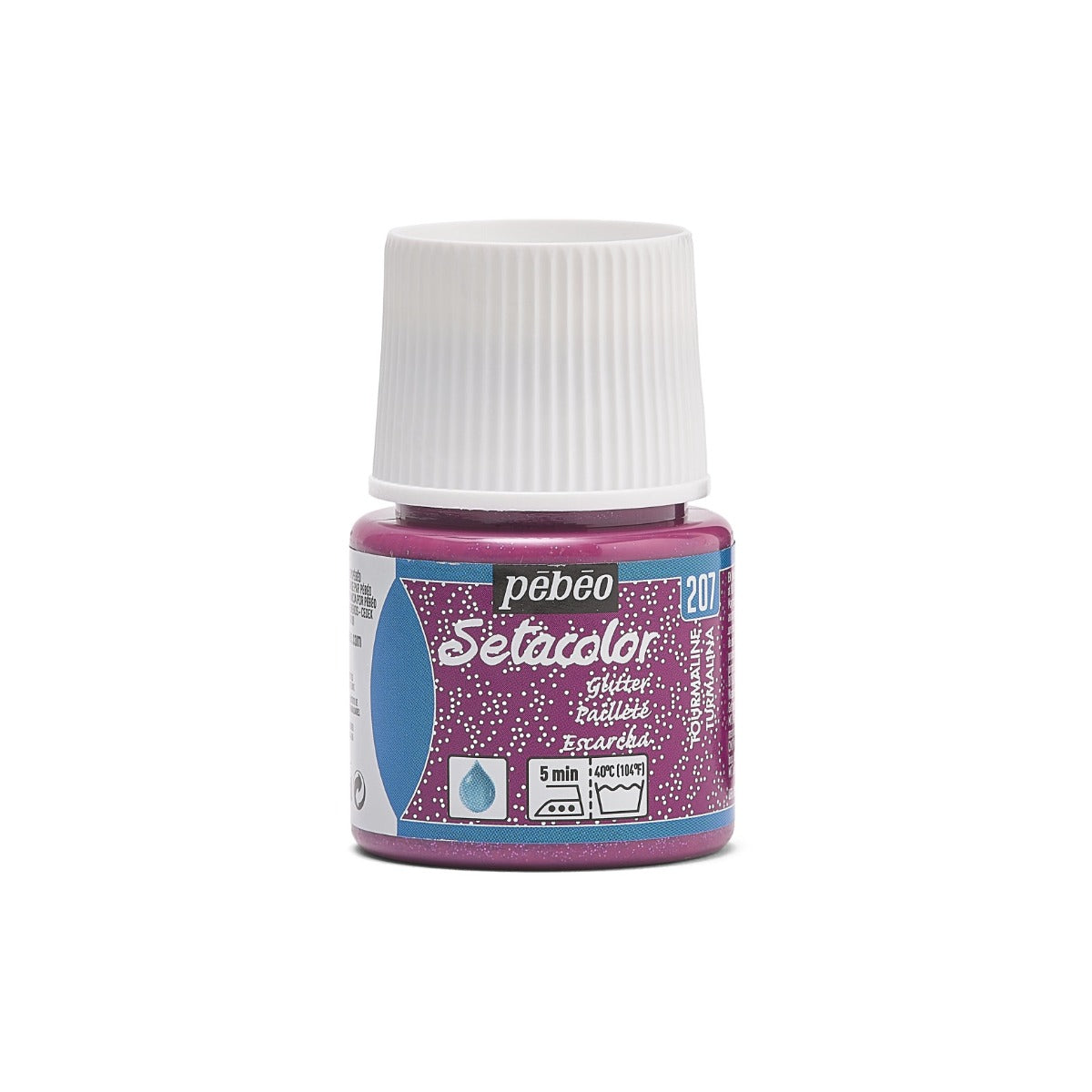 Pebeo Setacolor Glitter Textielverf 45 ml - Toermalijn