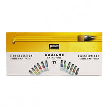 Extrafijne Gouache T7 Etui Selectie: Assortiment 12 Tubes 20 ml.