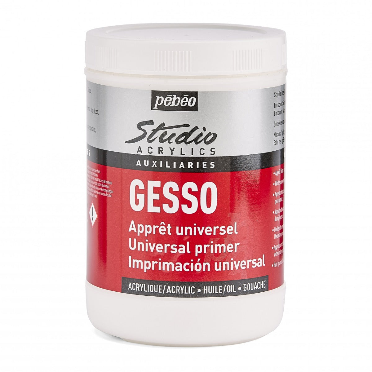 Pebeo Acrylic Studio Gesso - 1 l