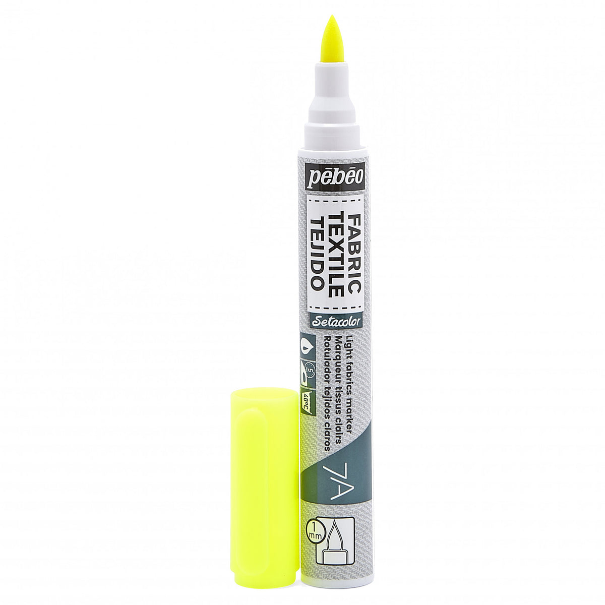 Pebeo Setacolor Light Fabric Marker 7A - 13 - Fluo Yellow