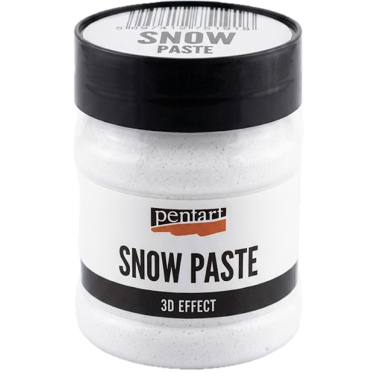 Pentart Snow Paste en Sneeuw-Pasta