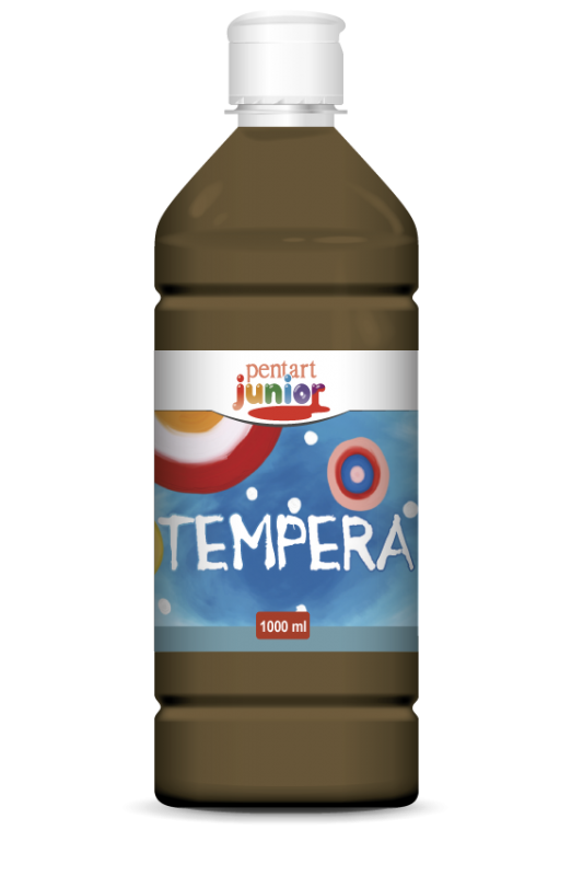 Pentart Tempera Verf 1000 ml - Brown
