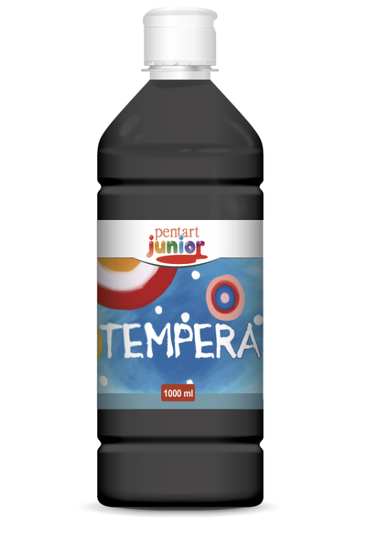 Pentart Tempera Verf 1000 ml - Black