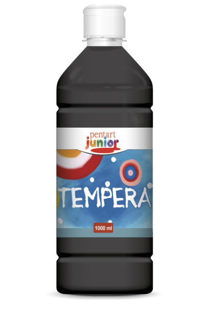 Pentart Tempera Verf 1000 ml - Black