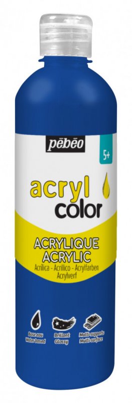 Pebeo Acrylcolor Vloeibare Acrylverf 500 ml - Primary Blue