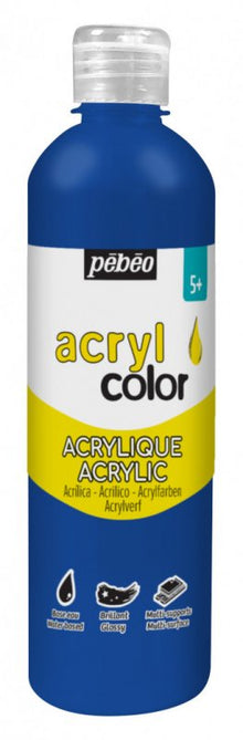 Pebeo Acrylcolor Vloeibare Acrylverf 500 ml - Primary Blue