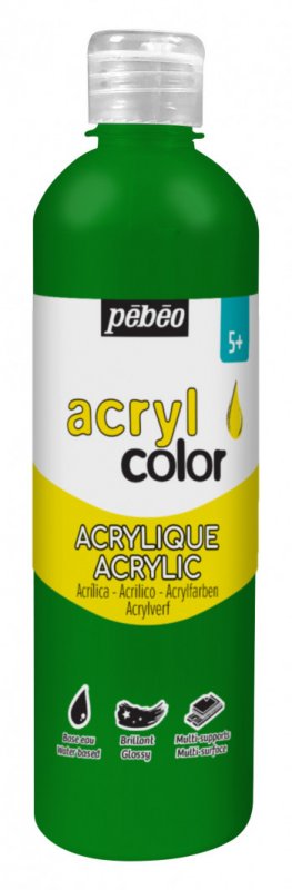 Pebeo Acrylcolor Vloeibare Acrylverf 500 ml - Dark Green