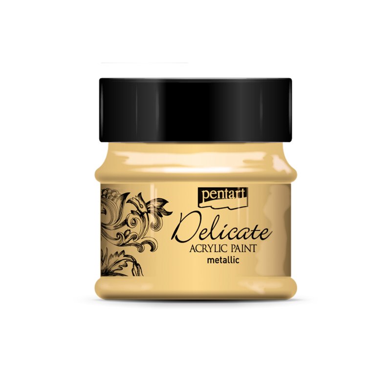 Pentart Delicate Metallic Acrylverf 50 ml - Goud