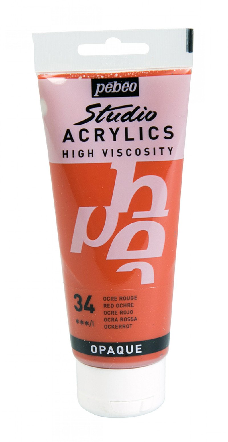 Pebeo Studio Acrylverf 100 ml - 34 - Rode oker