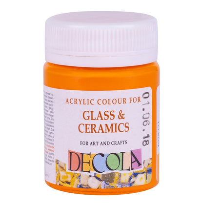 Decola Glass & Ceramics Acrylverf 50 ml - Yellow Deep