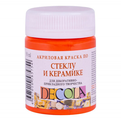 Decola Glass & Ceramics Acrylverf 50 ml - Orange