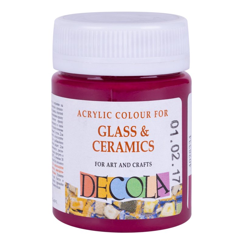 Decola Glass & Ceramics Acrylverf 50 ml - Rose Deep