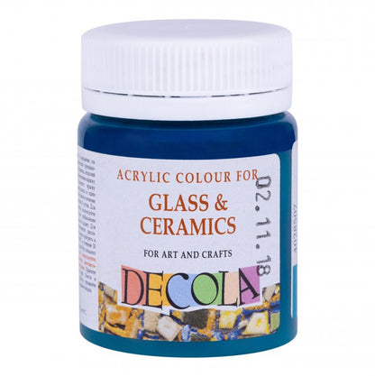 Decola Glass & Ceramics Acrylverf 50 ml - Turquoise Blue