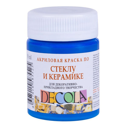 Decola Glass & Ceramics Acrylverf 50 ml - Blue Light