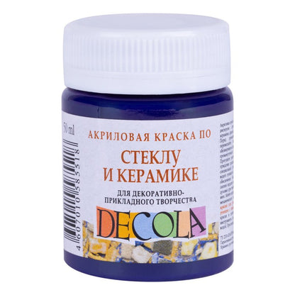 Decola Glass & Ceramics Acrylverf 50 ml - Violet Deep
